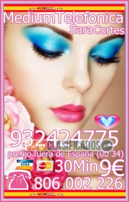 Tarot  Sara Cortes 932 424 775  desde 4€ 15 min, 7€ 20mts 9€ 30mt... 