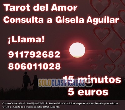 Llama y consulta el Tarot del Amor de Gisela Aguilar... 