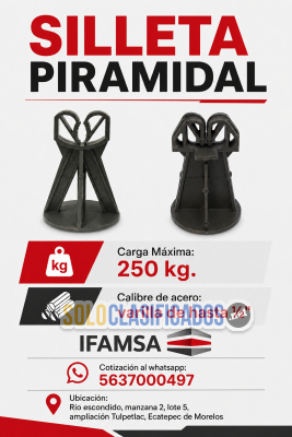 SILLETA PIRAMIDAL EN PUEBLA...