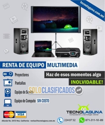 RENTA DE EQUIPO MULTIMEDIA Y AUDIOVISUAL... 