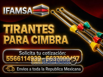 Tirantes para cimbra en todo México...