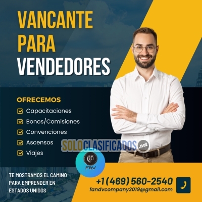 Buscamos personas con ganas de emprender... 