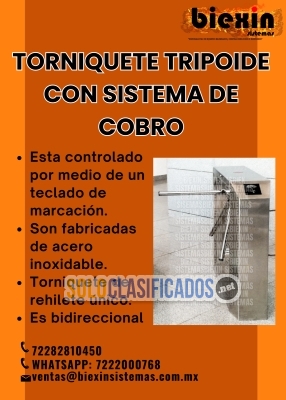 TORNIQUETE TRÍPOIDE CON SISTEMA DE COBRO... 