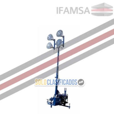 Solo Clasificados - TORRE DE ILUMINACION 4 FOCOS HYPERMAQ EN IFAMSA - imagen: 1