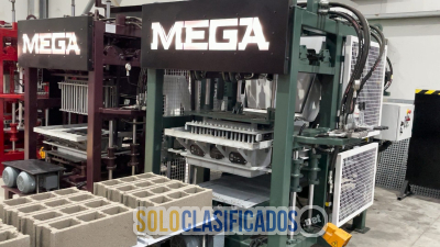 Solo Clasificados - MÁQUINA PARA PRODUCCIÓN DE BLOQUES Y ADOQUINES (SET) + MX - imagen: 2