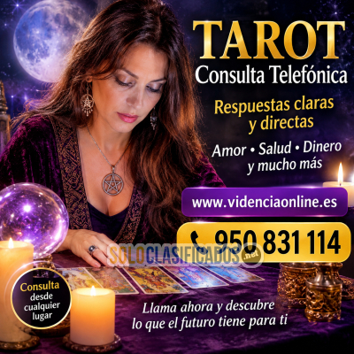 Tarot Telefónico: Respuestas Claras Hoy aclara tus dudas...