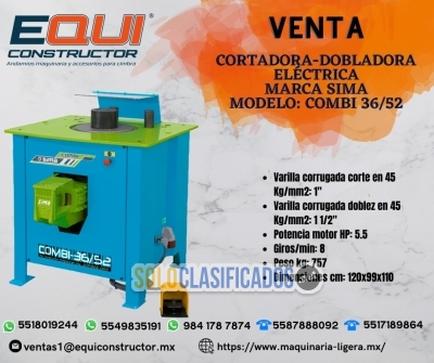 Venta Cortadora  Dobladora de Varilla Eléctrica... 