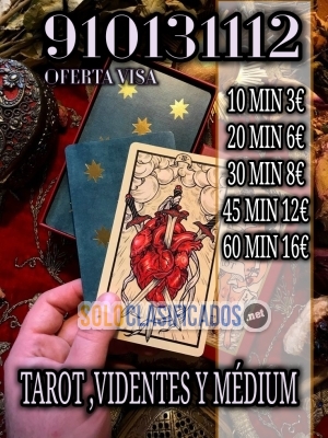 Tarot y videntes 10 minutos 3 euros  económicos oferta... 