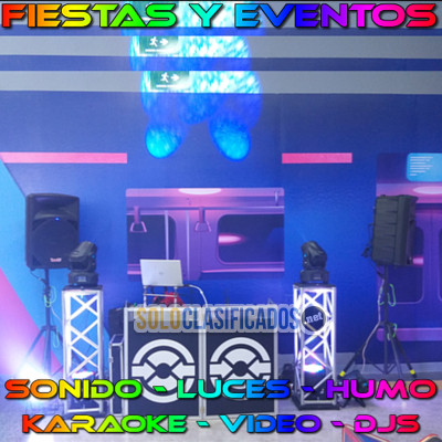 Solo Clasificados - ALQUILER DE SONIDO EN ROZO LUCES DJS BODAS QUINCES CUMPLES POOL PARTY - imagen: 1