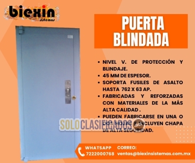 ¡PUERTAS BLINDADAS!...