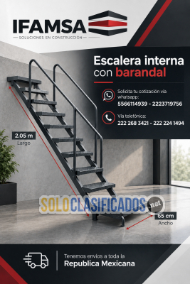 RENTA DE ESCALERAS INTERNAS PARA ANDAMIOS...