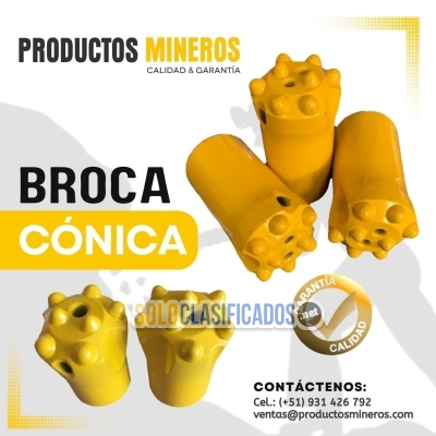 PRODUCTOS MINEROS: BROCAS CÓNICAS (CALIDAD)... 