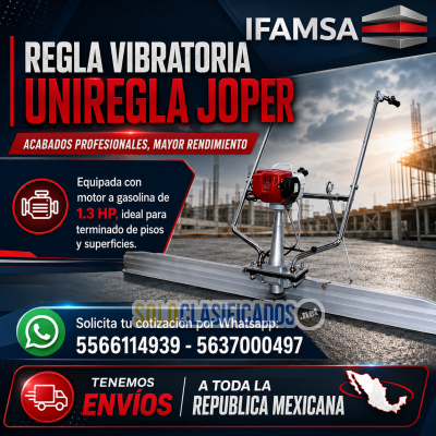 REGLA VIBRATORIA UNIREGLA JOPER EN IFAMSA...