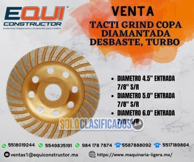 Venta Tacti Grand Copa Diamantada Desbaste Turbo en Querétaro... 