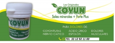 Las Originales coyun,  Sales minerales... 
