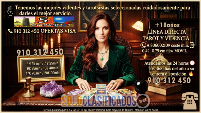 Aquí la respuesta correcta tarot visa OFERTAS ESPECIALES 4 EUROS ...