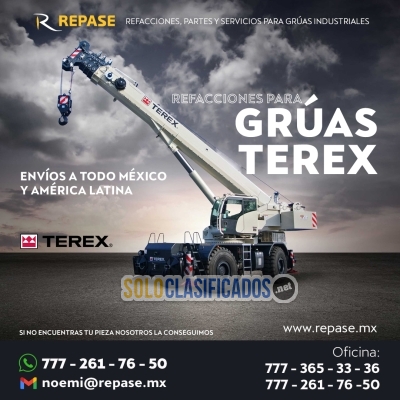 REFACCIONES Y REPUESTOS PARA GRÚAS TEREX... 