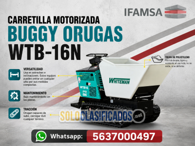 Carretilla motorizada buggy orugas WTB16N...