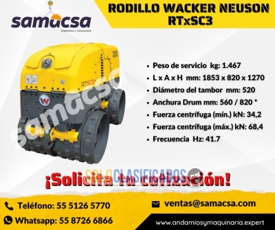 Rodillo compactador de zanjas... 