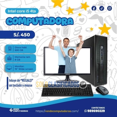 Solo Clasificados - ¡Papá se lo merece! Llévate esta PC HOY - imagen: 2