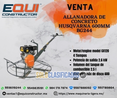 Venta Allanadora de Concreto Husqvarna en Chiapas... 