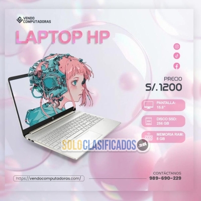 Solo Clasificados - Laptop HP a Precio de Remate con vendocomputadoras - imagen: 4