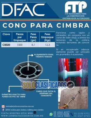 CONO PARA CIMBRA ENTREGA INMEDIATA ENVIOS... 