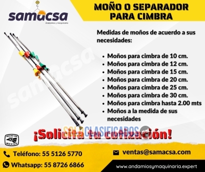 Solo Clasificados - Moño separador para Cimbra 20cm con y sin rondana de neopreno - imagen: 1