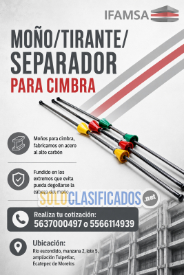 Productos para cimbra en Puebla...