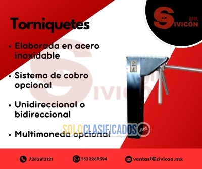 Torniquetes para Control de Acceso en Querétaro... 