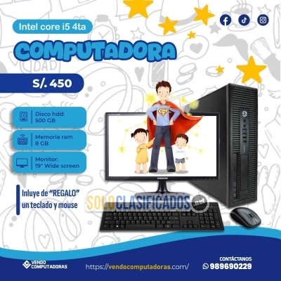 Solo Clasificados - ¡Papá se lo merece! Llévate esta PC HOY - imagen: 3