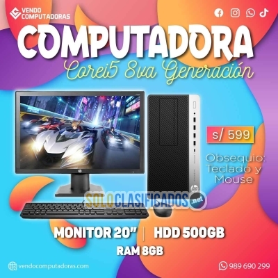 CORE I5 + 500GB  ¡RENDIMIENTO ASEGURADO!... 