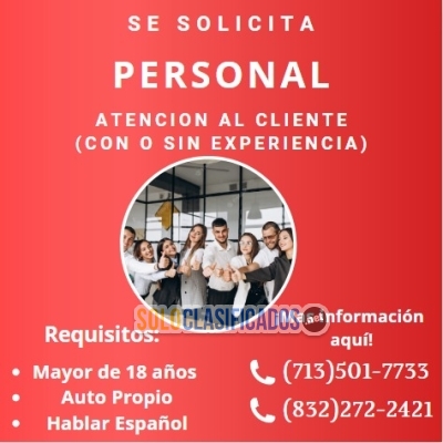 Oportunidad de Trabajo Disponible Houston... 