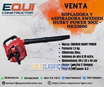 Venta Sopladora y Aspiradora Swedish en CDMX... 