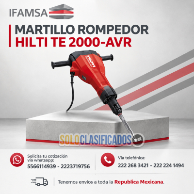 MARTILLO ROMPEDOR HILTI TE 2000AVR...
