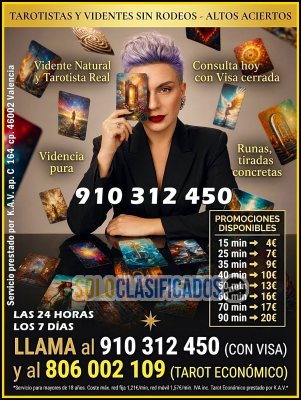 videncia pura runas tiradas concretas tarot por telefóno Videntes...