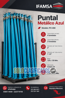PUNTALES METALICOS PARA CIMBRA...