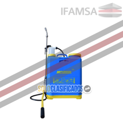 Solo Clasificados - FUMIGADORA OPERACION MANUAL 20 LTS CON ARNES EN LA ESPALDA - imagen: 1