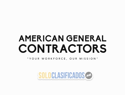 AMERICAN GENERAL CONTRACTORS SOLICITA PERSONAL... 