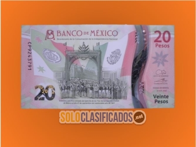 Serie CP que pertenece a este billete Conmemorativo de Colección ... 