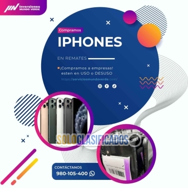 Solo Clasificados - ¡Compramos iPhones en uso o desuso! - imagen: 1