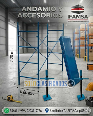 ANDAMIOS Y ACCESORIOS IFAMSA PARA CONSTRUCCION 001...