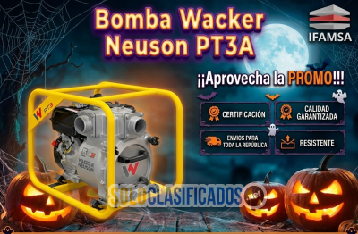 Solo Clasificados - ¡Máximo Rendimiento en Desagüe! Motobomba Wacker Neuson PT3A - imagen: 1