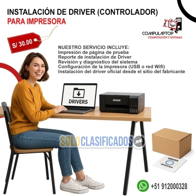 Instalación de Driver (Controlador) para Impresora... 