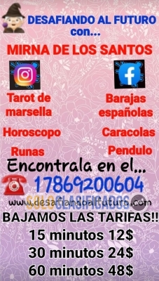 tarot y videntes con muchos años de experiencia... 