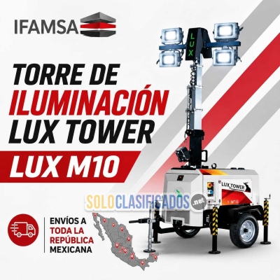 TORRE DE ILUMINACION LUX TOWER M10...