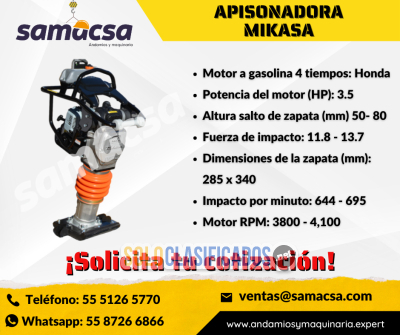 MT770 Mikasa: Máxima Fuerza en Compactación... 