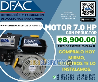 MOTOR MPOWER 7 HP CON REDUCTOR  ¡ENTREGA INMEDIATA!... 