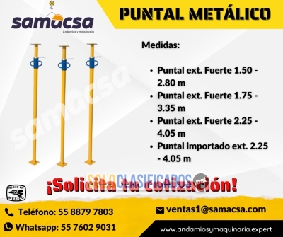 PUNTALES SAMACSA PARA CIMBRA – SOPORTE FIRME ALTURA SEGURA... 