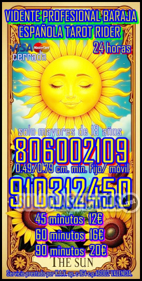 Solo Clasificados - Tarotistas despejaran tus dudas las 24 horas tarot barato videncia sensitiva vidente sensitiva tiradas concretas y resolutivas vidente - imagen: 1